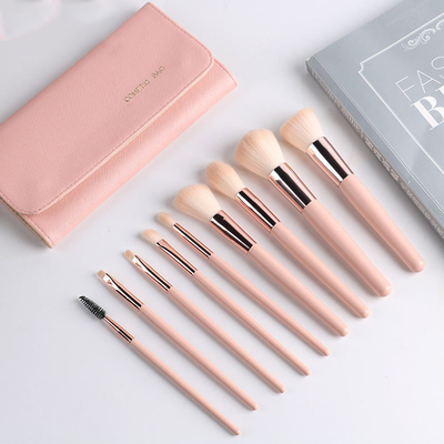 3 In 1 Detachable Wool Makeup Brushes 9 Pieces Ensured For Long Time Use
