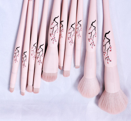 Bamboo Handle Face Makeup Brush 11 Pieces Special Color And Premium Material
