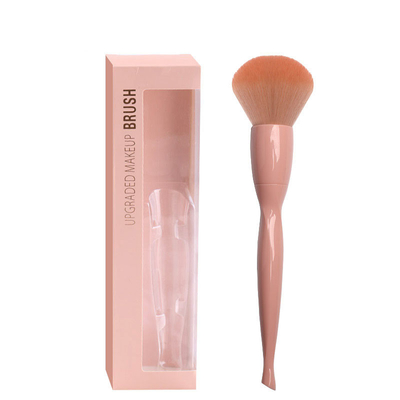 Beauty Luxury Crystal Handle Synthetic Makeup Brush Set With Leather Case