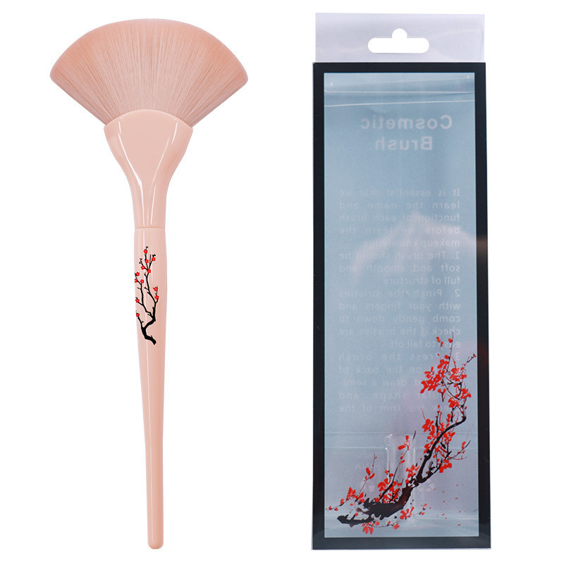 15*23*3cm Size Plastic Makeup Brush Soft Synthetic Fiber Head Elegant Design