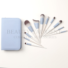 Simple Elegant 12pcs Face Make Up Brushes Set  Eco Friendly Customized Handle