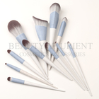 Simple Elegant 12pcs Face Make Up Brushes Set  Eco Friendly Customized Handle