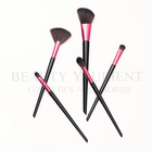 Beauty Yaurient Wooden Handle Face Makeup Brush Set With PU Bag Antimicrobial
