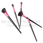 Beauty Yaurient Wooden Handle Face Makeup Brush Set With PU Bag Antimicrobial