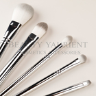 Long Lasting Daily 5pcs Makeup Brush Set Electroplating Plastic Makeup Brush