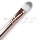 Customized Face Foundation Single Makeup Brush With Plastic Handle Soft PBT Hair