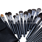 FSC Customized Ferrule Professional Cosmetic Brush Set Black Makeup Brushes Set