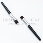 Privated Logo Compact Makeup Brush Plastic Handle Angled Eyeliner Brush 15g