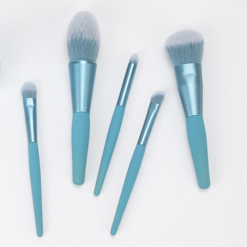 Matte PBT Hair 5pcs Makeup Brush Set Mini Travel Makeup Brush Set