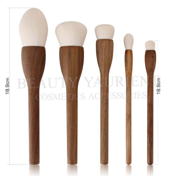 5piece Antibacterial Makeup Brushes Makeup Blending Brush Set Customizable