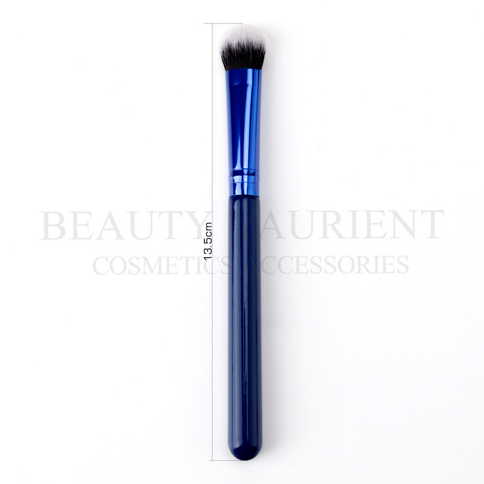 2tones Synthetic Hair Single Eyeshadow Makeup Brush Long Lasting 17.3cm