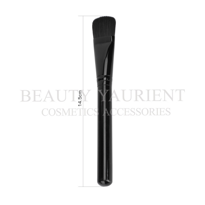 Customized Logo Black Single Makeup Brush 22cm Multipurpose Long Lasting