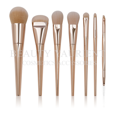 Unique  Color Ladies Make Up Brushes PBT Hair  7pcs Brush Set Skin Friendly